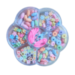 kids bracelet making kit with alphabet beads colorful diy jewelry set