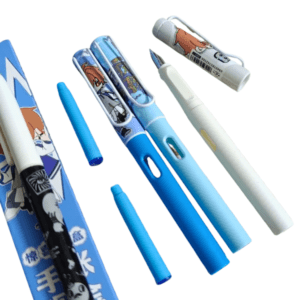 Kids Fountain Pens Gift Pack 3+1 with Ink Refills