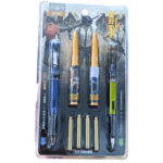 PUBG Theme Fountain Pens Gift Pack 4 PCS with Ink Refills - Image 3