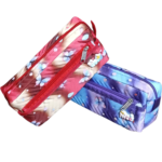 Zipper Pencil Pouch Large Capacity – Cute Printed Design