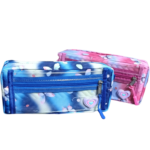 Zipper Pencil Pouch Large Capacity – Cute Printed Design