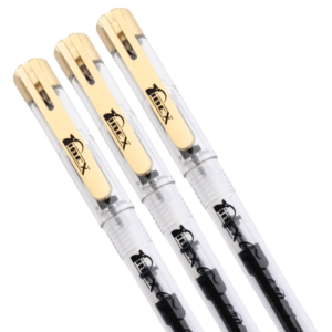 IDEX Fountain Pen Pack 3 – Transparent Body Golden Cap