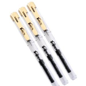 IDEX Fountain Pen Pack 3 – Transparent Body Golden Cap