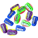 Piano TR-12 Fancy Multicolour Sharpeners Pack 12 School