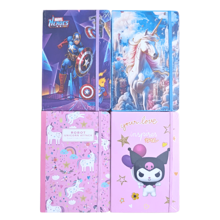 Cute Character Diary Notebook for Boys & Girls