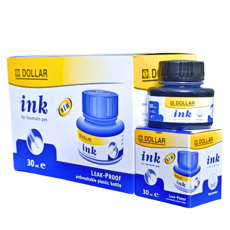 Premium Blue Ink 30ml Pack of 12 Bottles