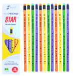 Piano Star Lead Pencils Pack 12 – Smooth Writing School