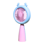 Mini Hand Fan Ring LED USB Rechargeable 2 Speed Summer