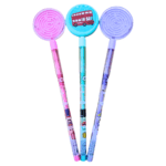 sika pencils with puzzle top pack of 3 colorful kids pencils