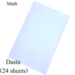 Dasta Paper Sheets 24 – Urdu English Math Drawing Exam