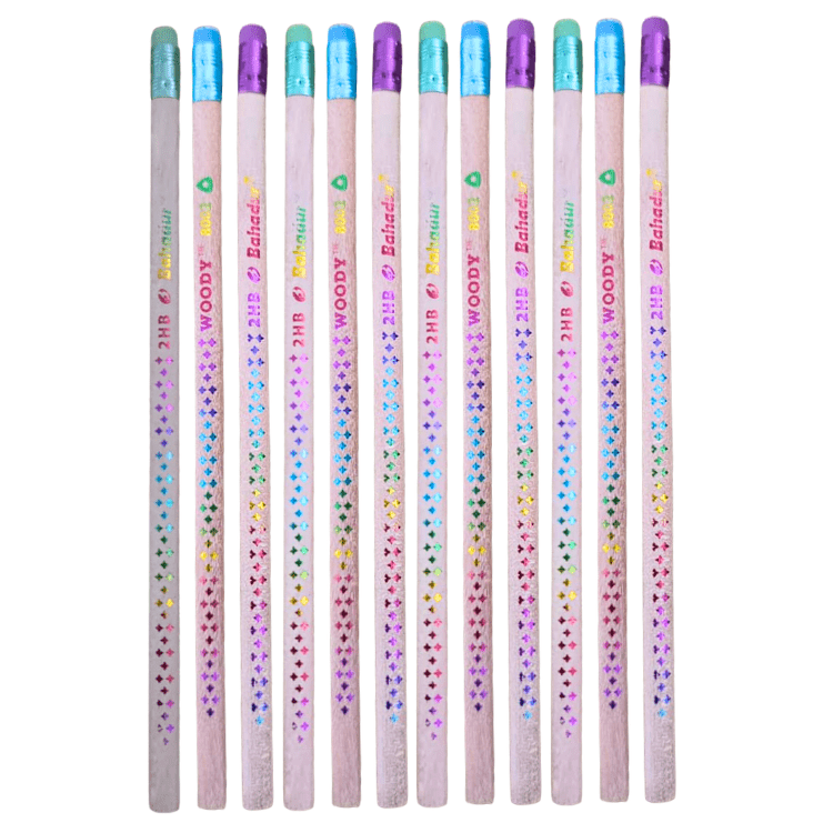 Woody Lead Pencils Pack of 12