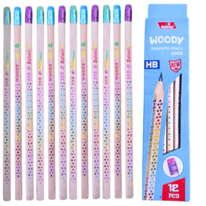Woody Lead Pencils Pack of 12