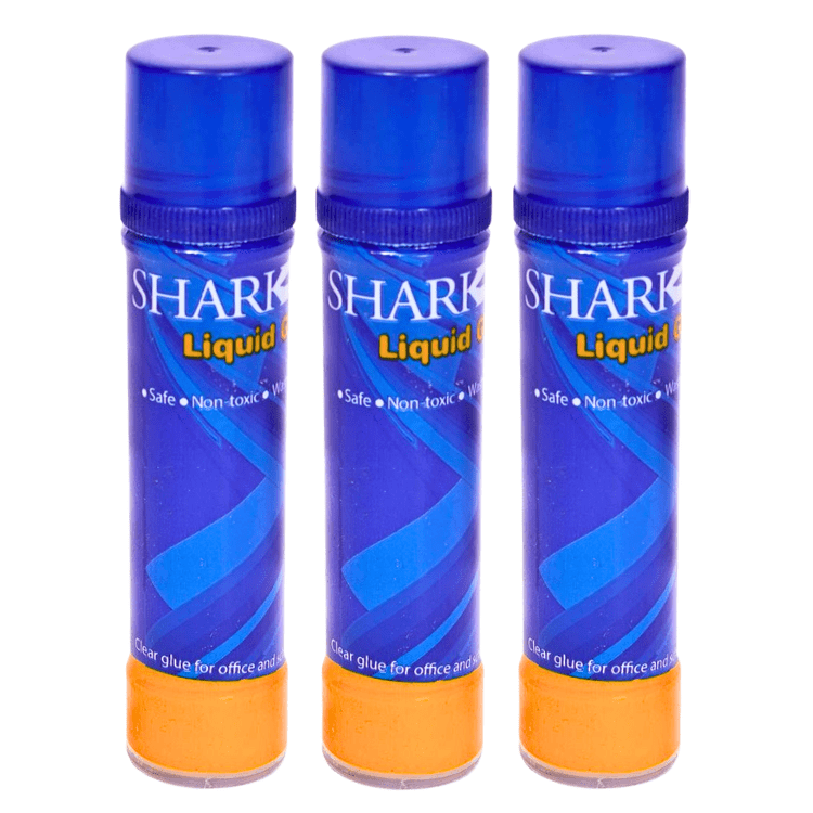 Shark Clear Liquid Glue 50ml Pack 3 – Strong Adhesive