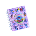 Mini Pocket Size Water Glitter Ring Diary Notebook