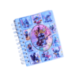 Mini Pocket Size Water Glitter Ring Diary Notebook