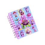 Mini Pocket Size Water Glitter Ring Diary Notebook
