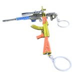 Premium PUBG Metal Gun Keychain Big Size