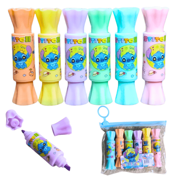 Fancy Candy Shape Highlighters Pack 6 – Cute Markers