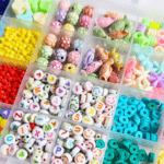 DIY Bracelet Making Kit for Girls with Pearls Alphabet Beads & Charms