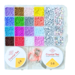 DIY Bracelet Making Kit for Girls with Pearls Alphabet Beads & Charms