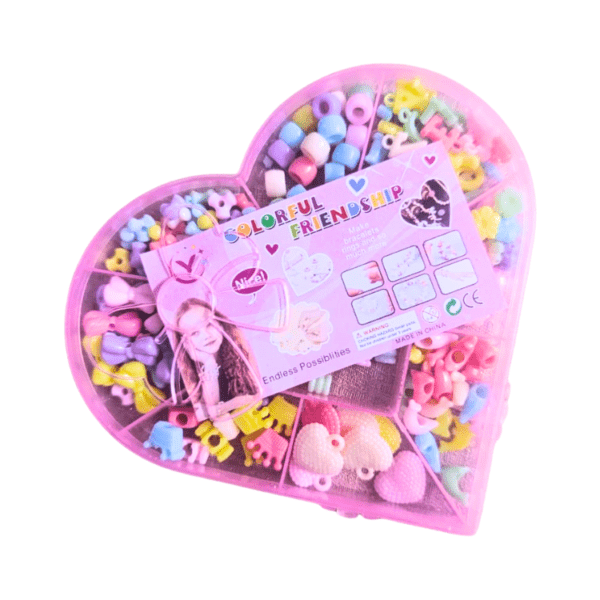 DIY Bracelet Making Kit for Girls – Beads & Charms Set