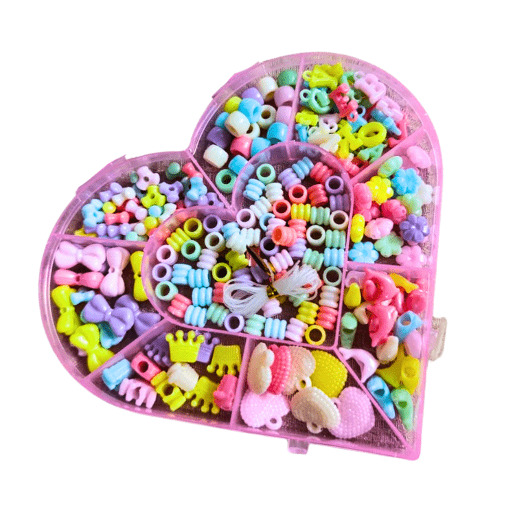 DIY Bracelet Making Kit for Girls – Beads & Charms Set