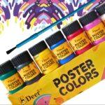 6+1 Poster Colors Set – Vibrant Water-Based Paints Kids