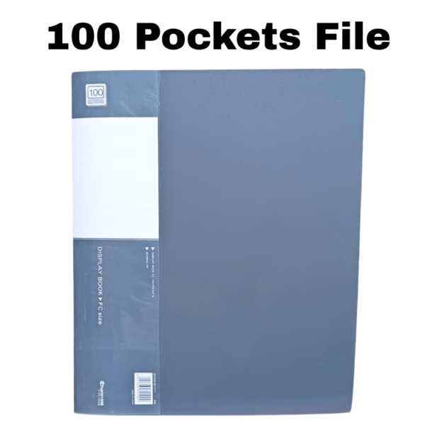 Chanyi FC display book file with 100 transparent pockets for documents certificates and presentations
