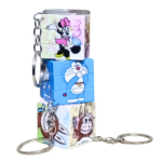 Mini 3x3 Cube Keychain Speed Cube Puzzle Toy