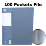 Chanyi FC display book file with 100 transparent pockets for documents certificates and presentations