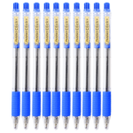 PIANO Click+ BallPoint Pens Pack of 10 Blue