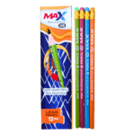 MAX HB Lead Pencils Pack of 12