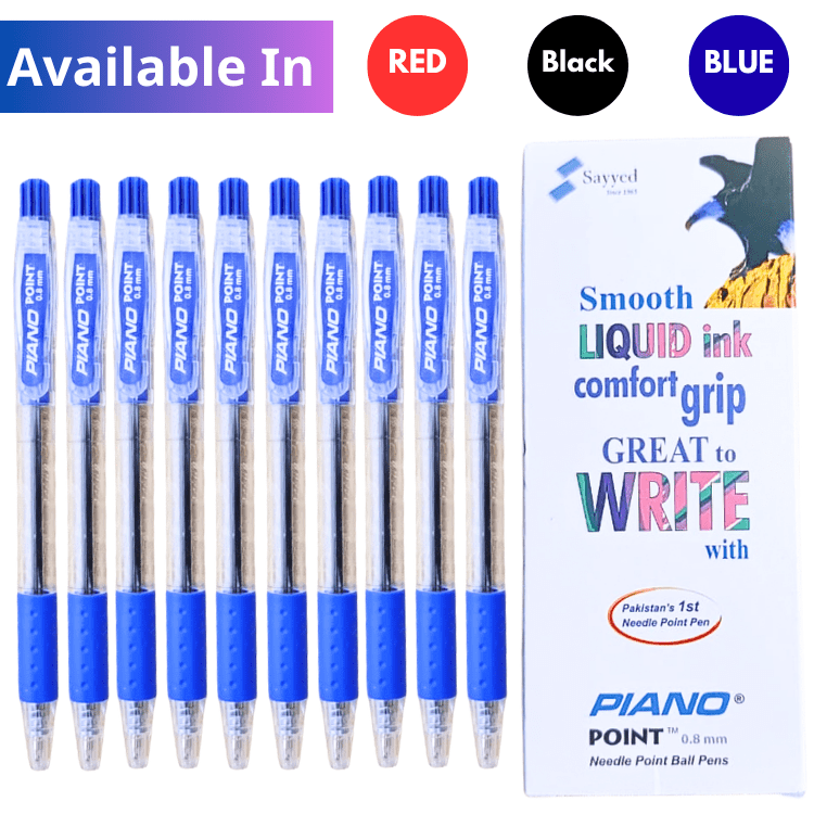 Piano Point Liquid Ink Needle Tip 0.8mm – Smooth Pen