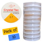 Crystal Tec 0.7mm Elastic Stretch String Cord Pack of 10