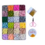 DIY Bracelet Making Kit for Girls with Pearls & Alphabet Beads