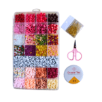 DIY Bracelet Making Kit for Girls with Pearls & Alphabet Beads