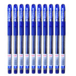 Dux DX-2002 G Stick gel pens 0.7mm blue ink pack of 10 smooth writing pens
