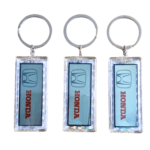 Different Car Logo Wrist Keychain Strap with Metal Ring