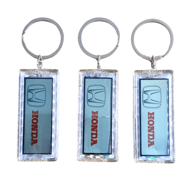 Different Car Logo Wrist Keychain Strap with Metal Ring