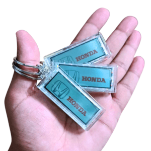 Different Car Logo Wrist Keychain Strap with Metal Ring
