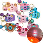 Cartoon Camera Projector Keychain Kids – Mini Toy