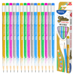 Mercury Glitter Triangle Lead Pencil Box of 12 smooth writing and drawing pencils
