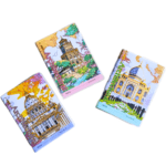 3-Piece Mini Pocket Architecture Diaries Compact Notebooks