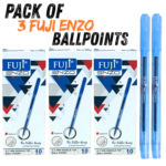 Fuji Enzo Blue Ball Point Pens 0.7mm Pack of 30