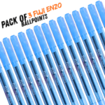 Fuji Enzo Blue Ball Point Pens 0.7mm Pack of 30