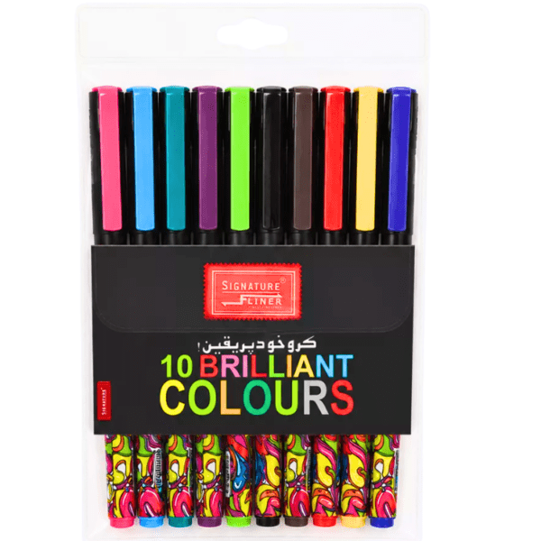 Signature Fineliner Pointers Different Colors – Fine