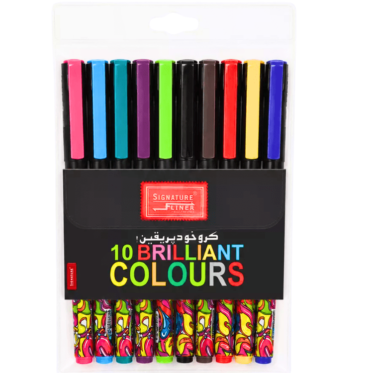 Signature Fineliner Pointers Different Colors – Fine