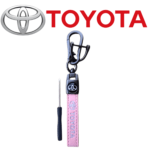 Premium Toyota Leather Keychain with Screwdriver