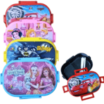 Cartoon Lunch Box Kids Leakproof Tiffin Spoon Fork