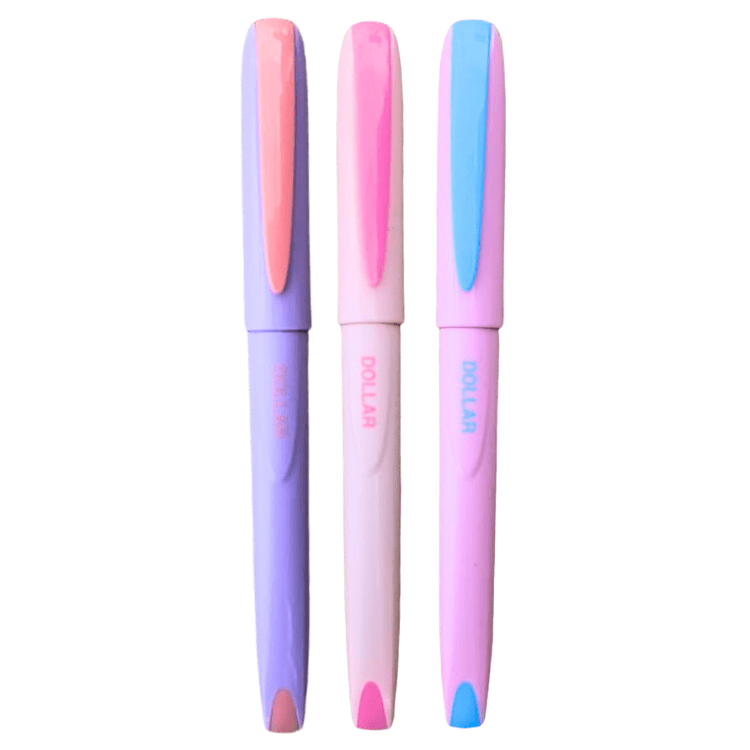 pack of 3 Dollar fountain pens Premium Dollar Converter Ink Fountain Pen Set Pack of 3